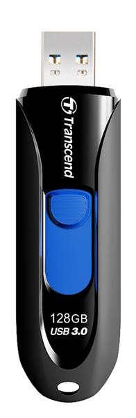 TRANSCEND Flash disk 128 GB JetFlash®790,  USB 3.1 (R:90/ W:40 MB/ s) čierna/ modrá1 