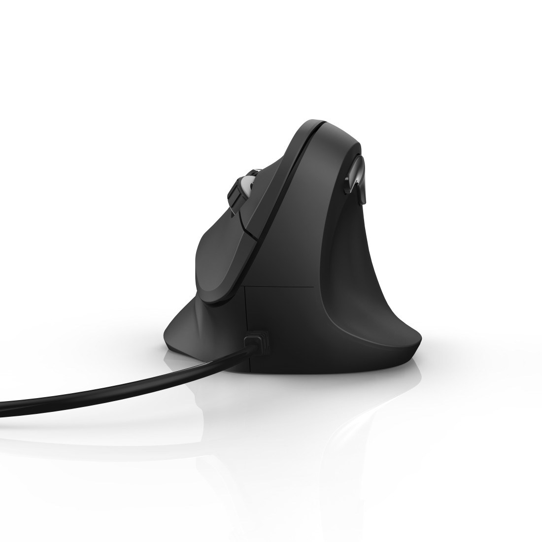 Vertikálna ergonomická drôtová myš Hama EMC-500,  6 tlačidiel,  čierna5 
