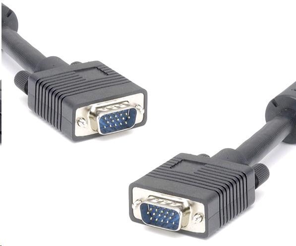 Kábel PREMIUMCORD VGA 30 m (SVGA,  HD15M/ M,  dvojité tienenie,  feritové jadrá)0 