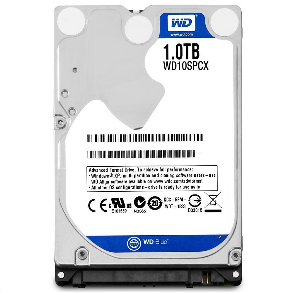 WD BLUE WD10SPZX 1TB SATA/ 600 128MB cache,  2.5