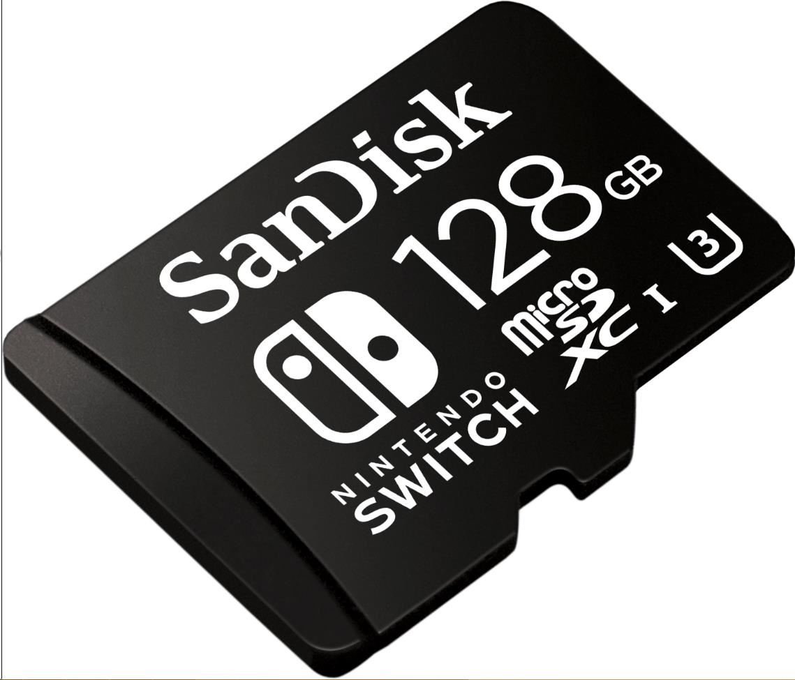 Karta SanDisk MIcroSDXC 128 GB pre Nintendo Switch (R:100/ W:90 MB/ s,  UHS-I,  V30,  U3,  C10,  A1) licencovaný produkt1 