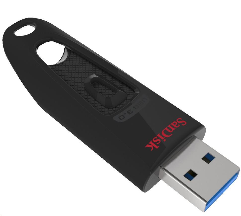 SanDisk Flash Disk 128 GB Ultra,  USB 3.0,  čierna (VHODNÉ PRE TV ZOBRAZENIE NA OBALE)0 