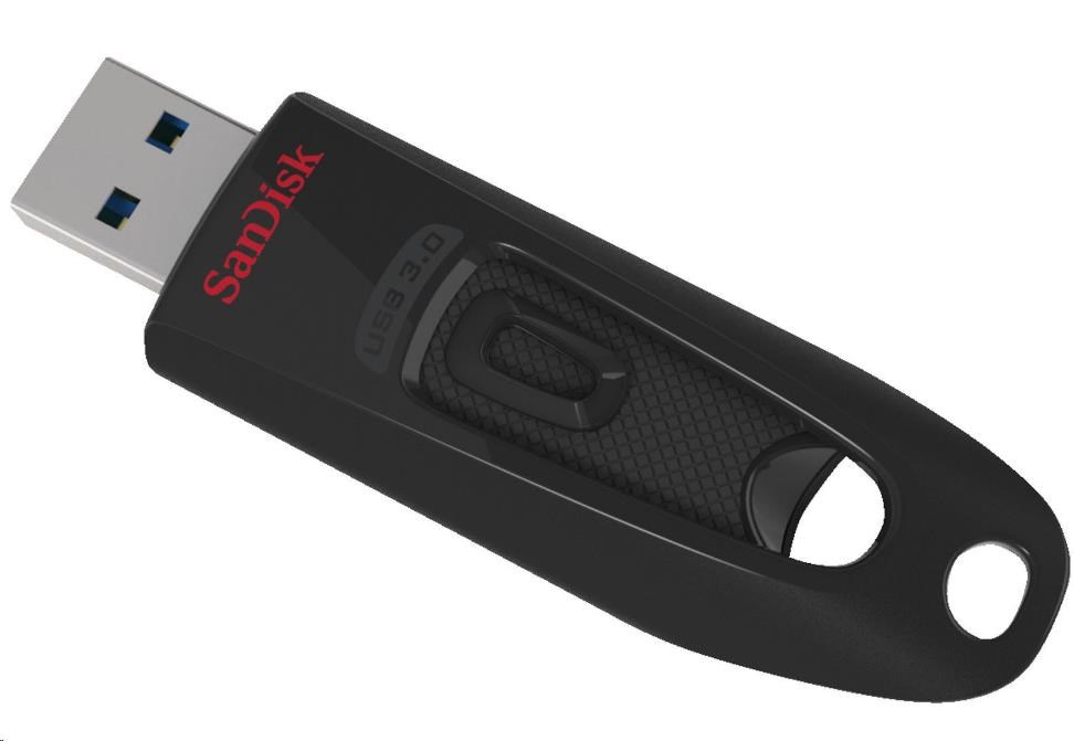 SanDisk Flash Disk 128 GB Ultra,  USB 3.0,  čierna (VHODNÉ PRE TV ZOBRAZENIE NA OBALE)6 