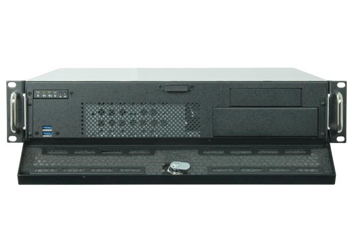 CHIEFTEC Rackmount 2U UNC-210,  mATX,  polovičná výška slotov PCI,  čierna,  bez zdroja napájania0 