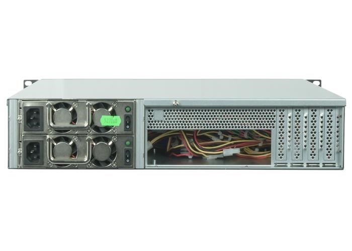 CHIEFTEC Rackmount 2U UNC-210,  mATX,  polovičná výška slotov PCI,  čierna,  bez zdroja napájania3 