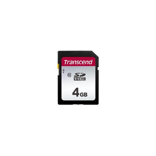Karta TRANSCEND SDHC 4GB 300S,  trieda 10 (R:20/ W:10 MB/ s)1 