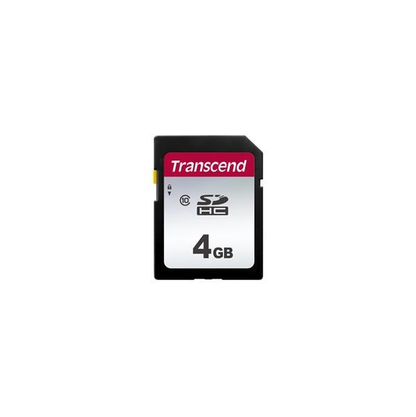 Karta TRANSCEND SDHC 4GB 300S,  trieda 10 (R:20/ W:10 MB/ s)0 