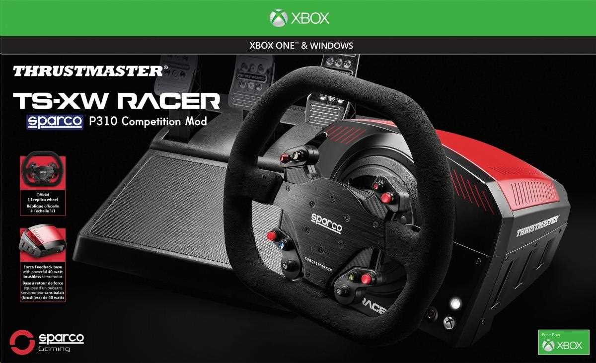 Thrustmaster Sada volantu a pedálů TS-XW Racer - Sparco,  pro Xbox One,  One X,  One S a PC (4460157)4 