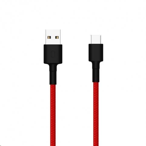 Xiaomi Mi Type-C opletený kábel,  červený0 