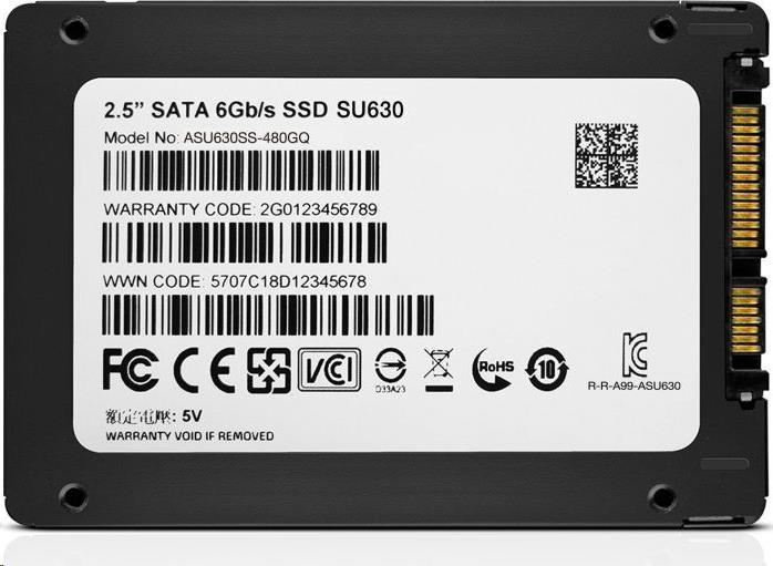 ADATA SSD 480GB Ultimate SU630 2, 5