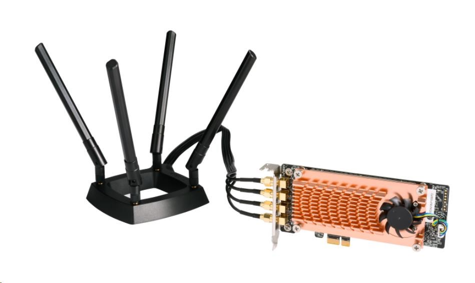 QNAP QWA-AC2600 rozšiřující karta WiFi 5 AX2600 pro PC i NAS1 