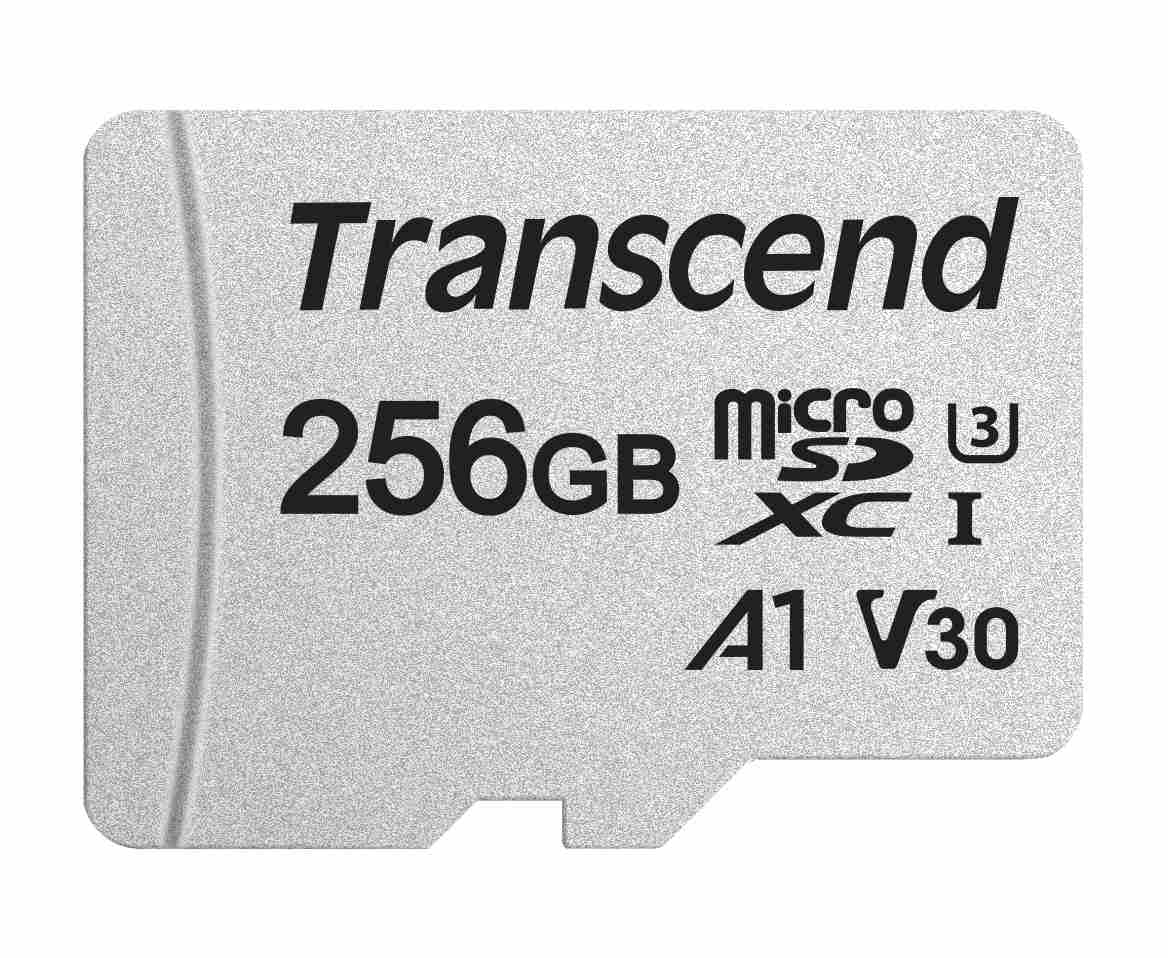 Karta TRANSCEND MicroSDXC 256GB 300S,  UHS-I U3 V30 + adaptér2 