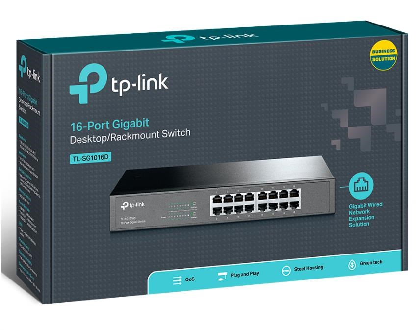 TP-Link switch TL-SG1016D (16xGbE, fanless)1 