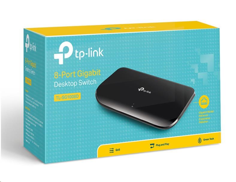 TP-Link switch TL-SG1008D (8xGbE,  fanless)2 