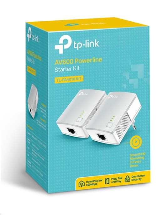 TP-Link TL-PA4010KIT nano powerline set (AV600, 1x100Mb/s, HomePlug AV)0 