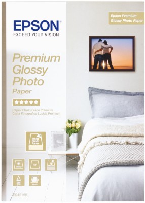 Papier EPSON A4 Premium Glossy Photo (15 listov),  255 g/ m20 