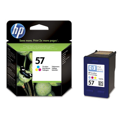 HP 57 Tri-color Ink Cart, 17 ml, C6657AE (500 pages)0 