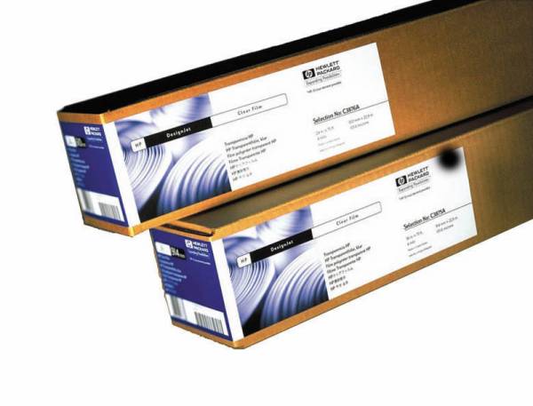 HP Clear Film, 132 microns (5.2 mil) • 174 g/m2 • 914 mm x 22.9 m, C3875A0 