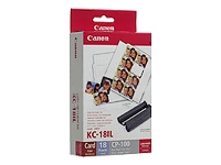 Canon KC18IL papier 22x17, 3mm 18ks pre termosublimačnú tlačiareň0 