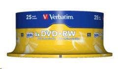VERBATIM DVD+RW(25-Pack)Spindle/ 4x/ DLP/ 4.7GB2 