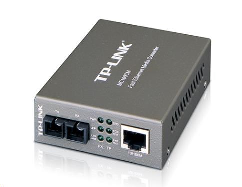 TP-Link MC100CM media konvertor (1x100Mb/ s,  1x duplex SC/ UPC,  MM,  1310nm,  2km)0 