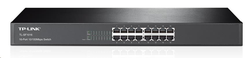 TP-Link switch TL-SF1016 (16x100Mb/s, fanless)0 
