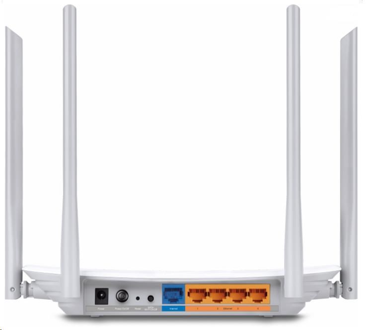 TP-Link Archer C50 WiFi5 router (AC1200, 2,4GHz/5GHz, 4x100Mb/s LAN, 1x100Mb/s WAN)1 