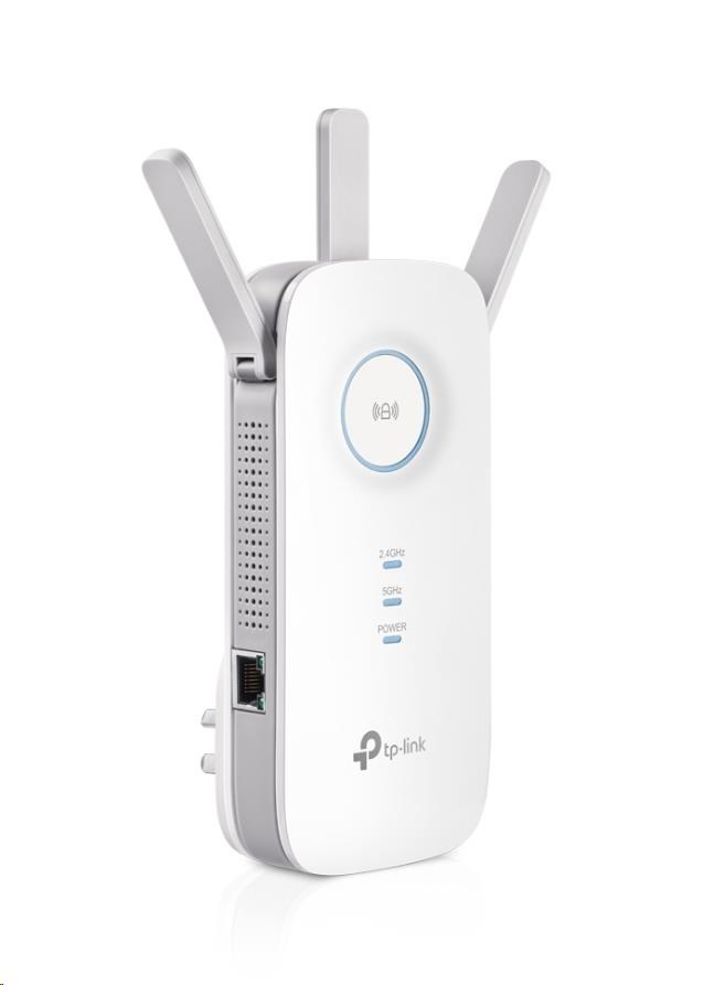 TP-Link RE450 OneMesh/EasyMesh WiFi5 Extender/Repeater (AC1750,2,4GHz/5GHz,1xGbELAN)0 