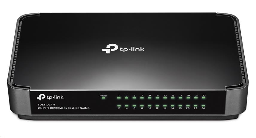 TP-Link switch TL-SF1024M (24x100Mb/ s,  fanless)1 