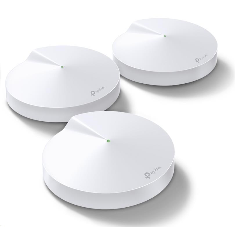 TP-Link Deco M5(3-Pack) WiFi5 Mesh (AC1300,  2, 4GHz/ 5GHz,  2xGbELAN/ WAN)0 