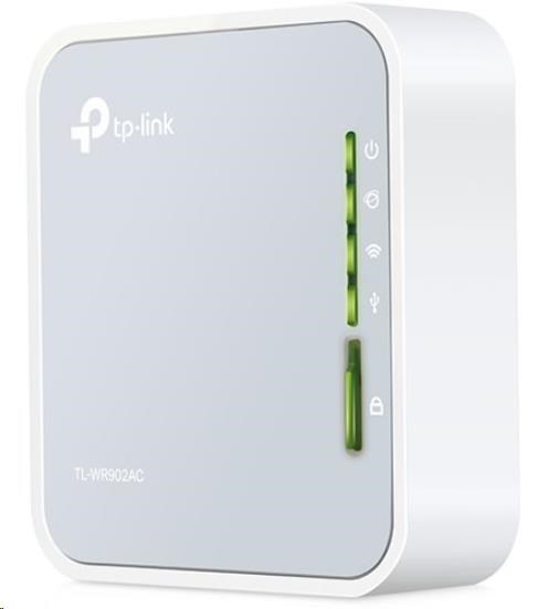 TP-Link TL-WR902AC přenosný WiFi5 router (AC750, 2,4GHz/5GHz, 1x100Mb/s LAN/WAN, 4G LTE, 1xUSB2.0)1 