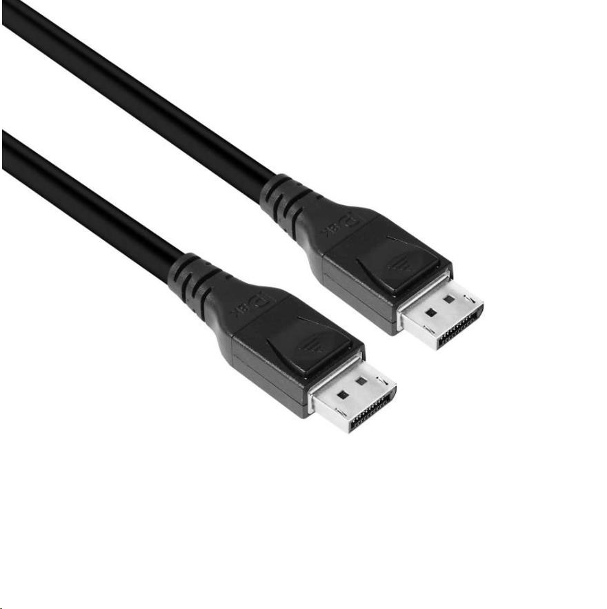Club3D Kabel certifikovaný DisplayPort 1.4,  HBR3,  8K60Hz (M/ M),  5m,  28 AWG8 