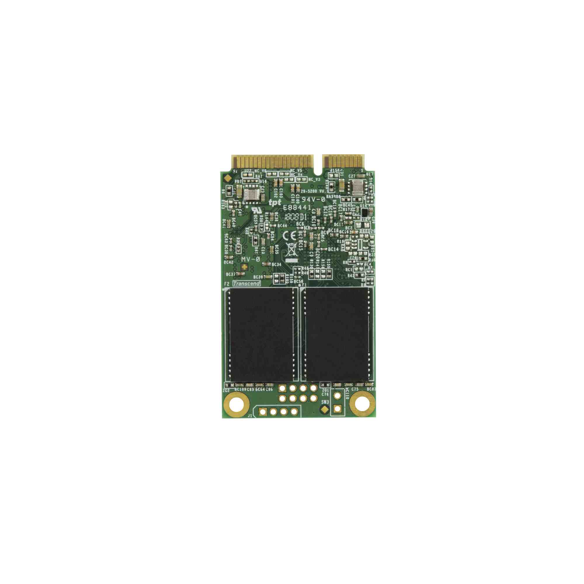 TRANSCEND Industrial SSD MSA230S 64GB,  mSATA,  SATA III,  3D TLC2 