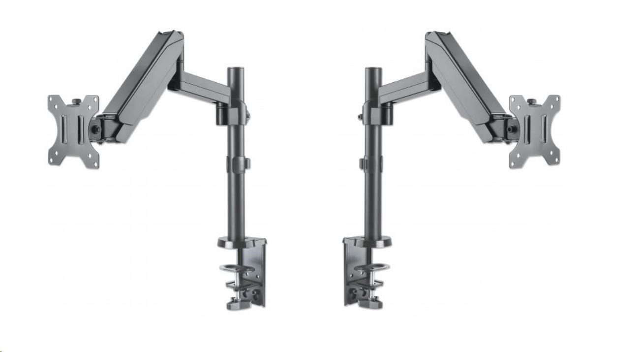 Stolný držiak LCD/ TV MANHATTAN,  kĺbový,  pohyblivé rameno (17