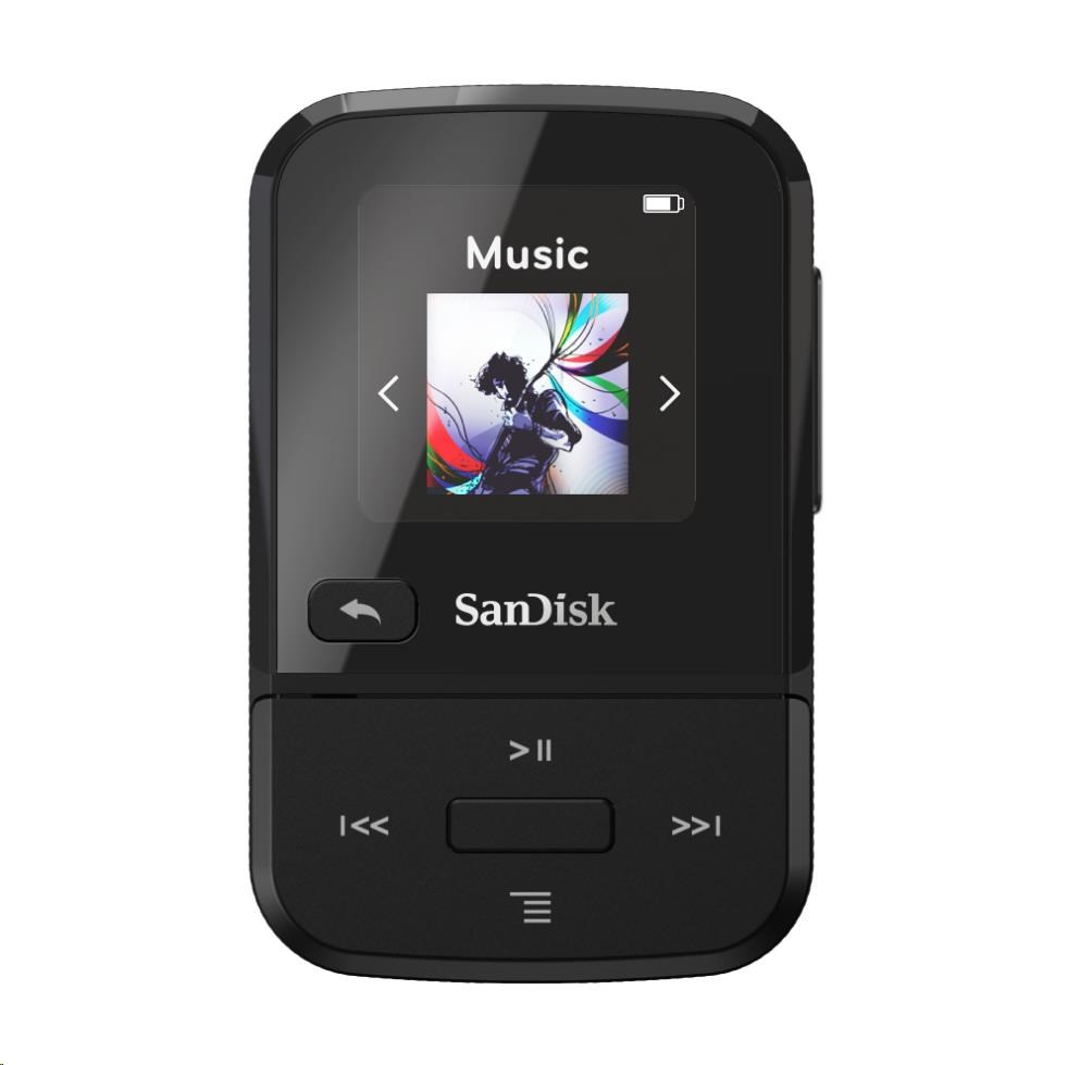 SanDisk Clip Sport Go MP3 Player 16 GB, Black3 