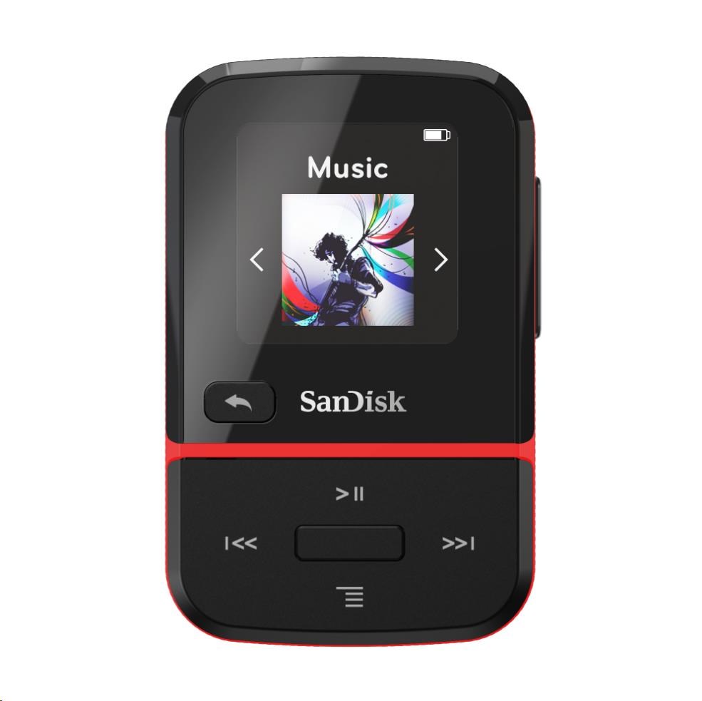 SanDisk Clip Sport Go MP3 Player 32 GB,  Red2 