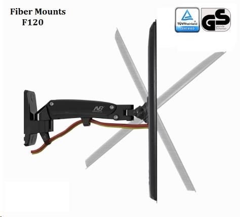 Výškově polohovatelný držák Tv monitoru Fiber Mounts F1201 