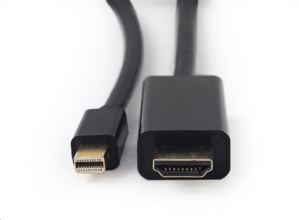 GEMBIRD kábel CABLEXPERT miniDisplayPort na HDMI,  4K,  M/ M,  1, 8 m3 