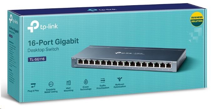 TP-Link switch TL-SG116 (16xGbE,  fanless)1 