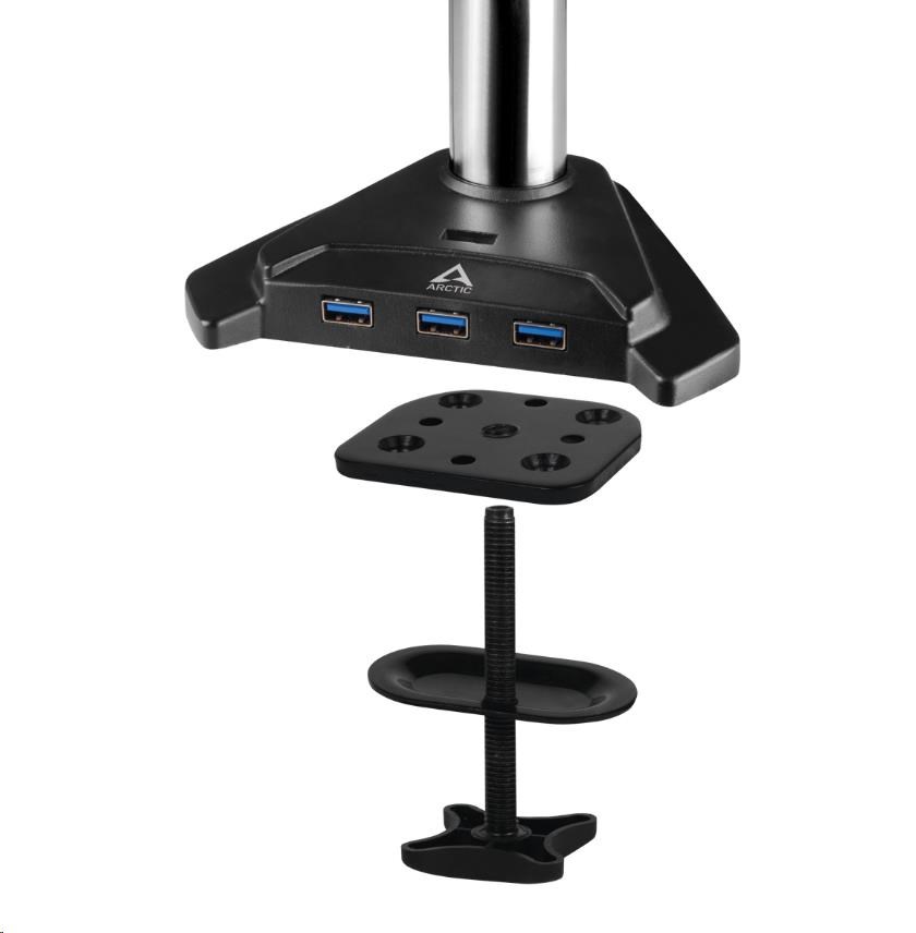 Stolný držiak ARCTIC Z2 Pro (Gen3) pre 2x LCD do 34