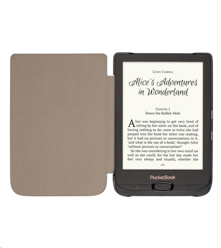 POCKETBOOK puzdro Shell pre Basic Lux 4,  hnedé3 