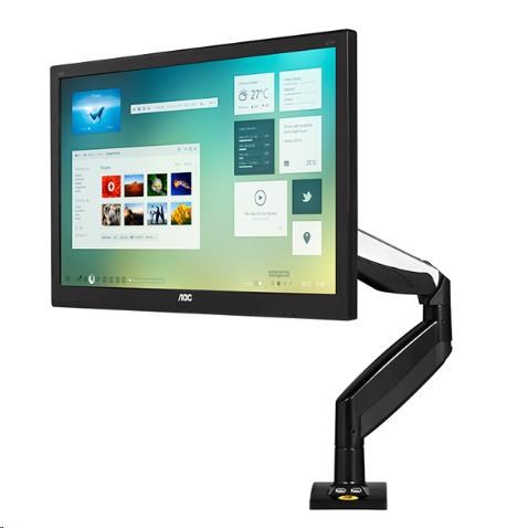 Profesionální kancelářský držák LCD monitoru Fiber Mounts F85A0 