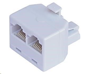 Rozdvojka RJ45,  1x8p8c/ 2x8p8c - telefonní0 