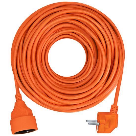 Solight prodlužovací přívod - spojka,  1 zásuvka,  10m,  3 x 1mm2,  oranžová0 