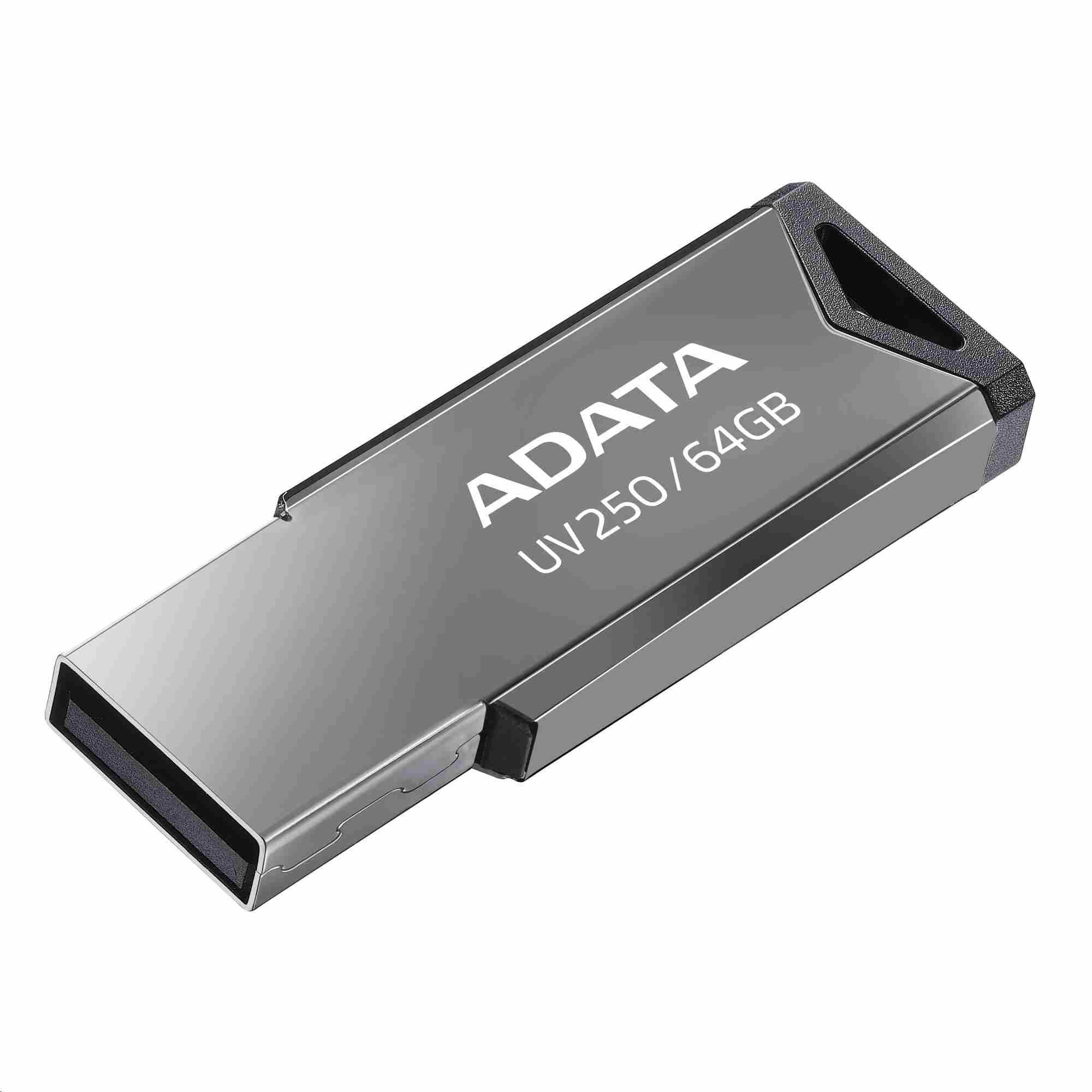 ADATA Flash Disk 64GB UV250,  USB 2.0 Dash Drive,  strieborná2 