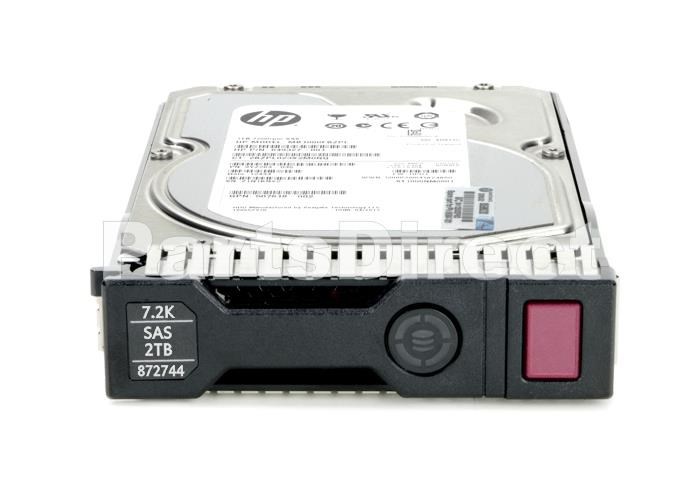 HPE HDD 2TB SAS 12G Midline 7.2K LFF 3.5in SC 1y DSF 872485-B21 RENEW0 