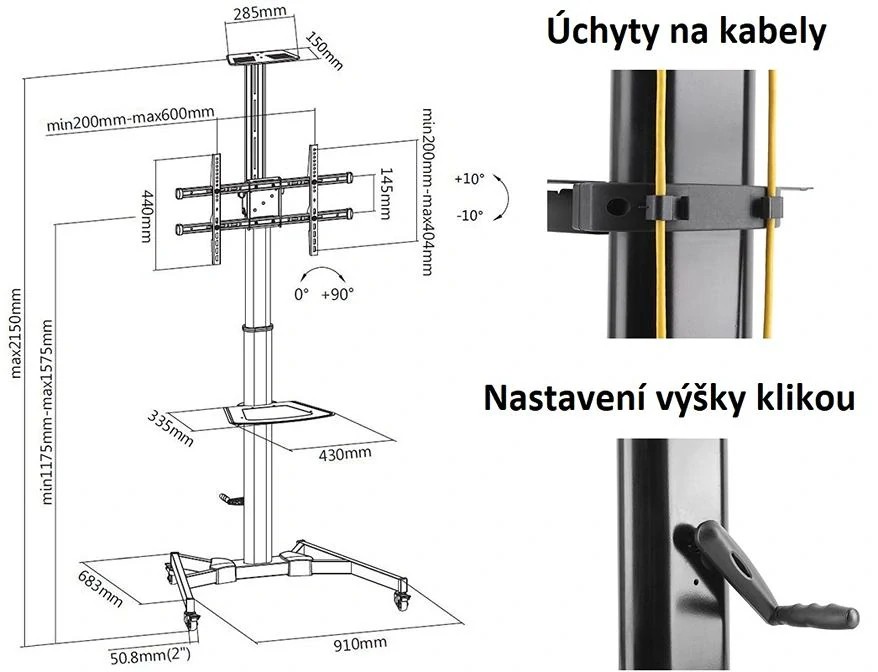 Stojan na televize Fiber Novelty FN5000
4 