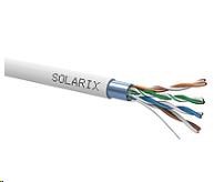 Inštalačný kábel Solarix FTP,  Cat5E,  drôt,  PVC,  cievka 500 m SXKD-5E-FTP-PVC0 
