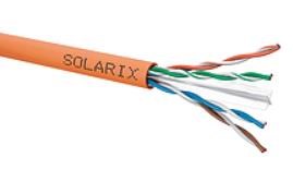 Inštalačný kábel Solarix UTP,  Cat6,  drôt,  LSOHFR,  cievka 500 m SXKD-6-UTP-LSOHFR-B2ca0 