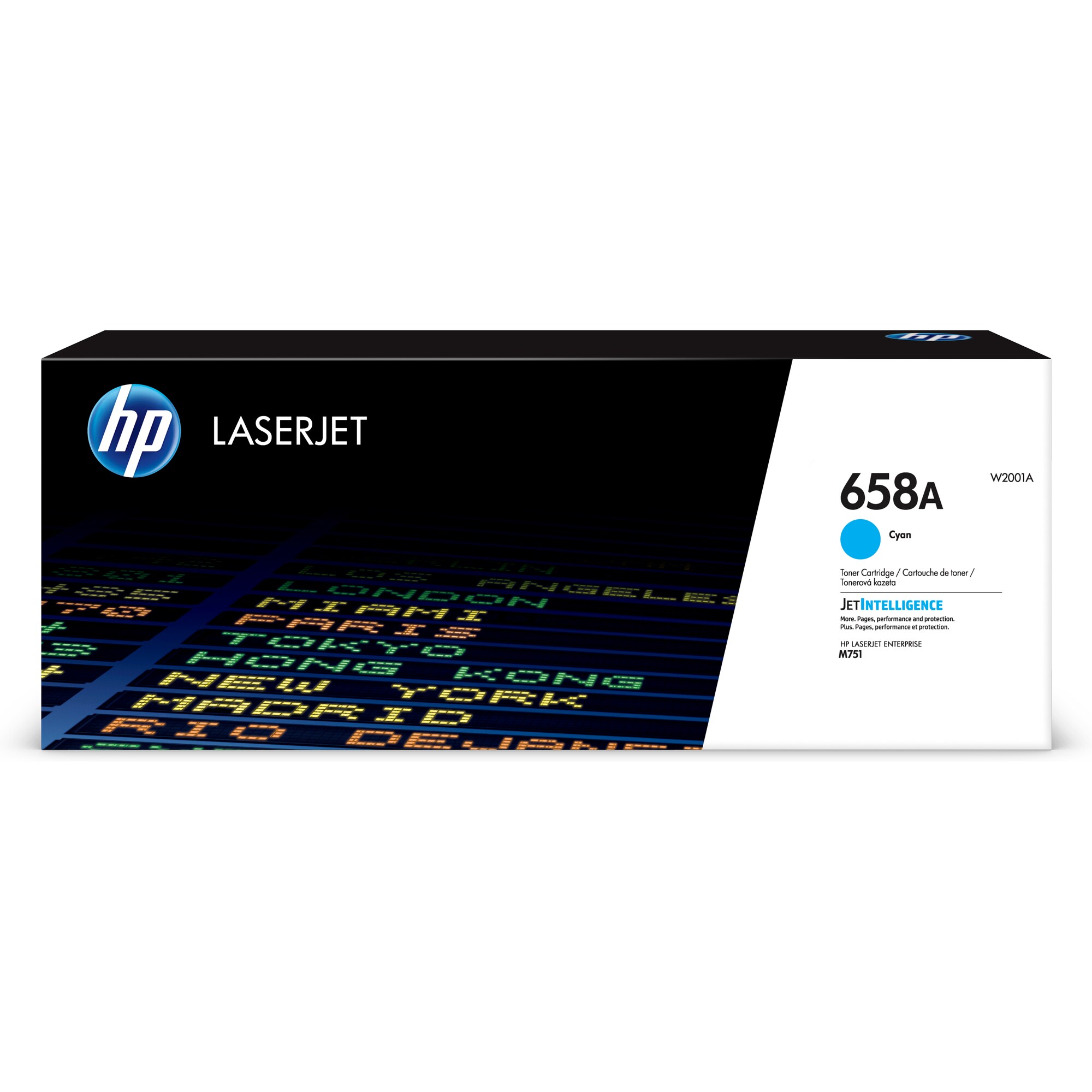 HP 658A Cyan LaserJet Toner Cartridge (6, 000 pages)2 